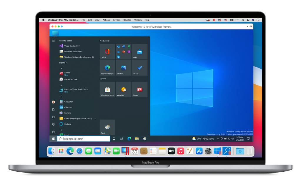 windows for mac home and student